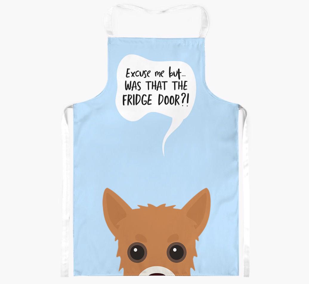 Was That The Fridge Door: Personalized {breedFullName} Apron