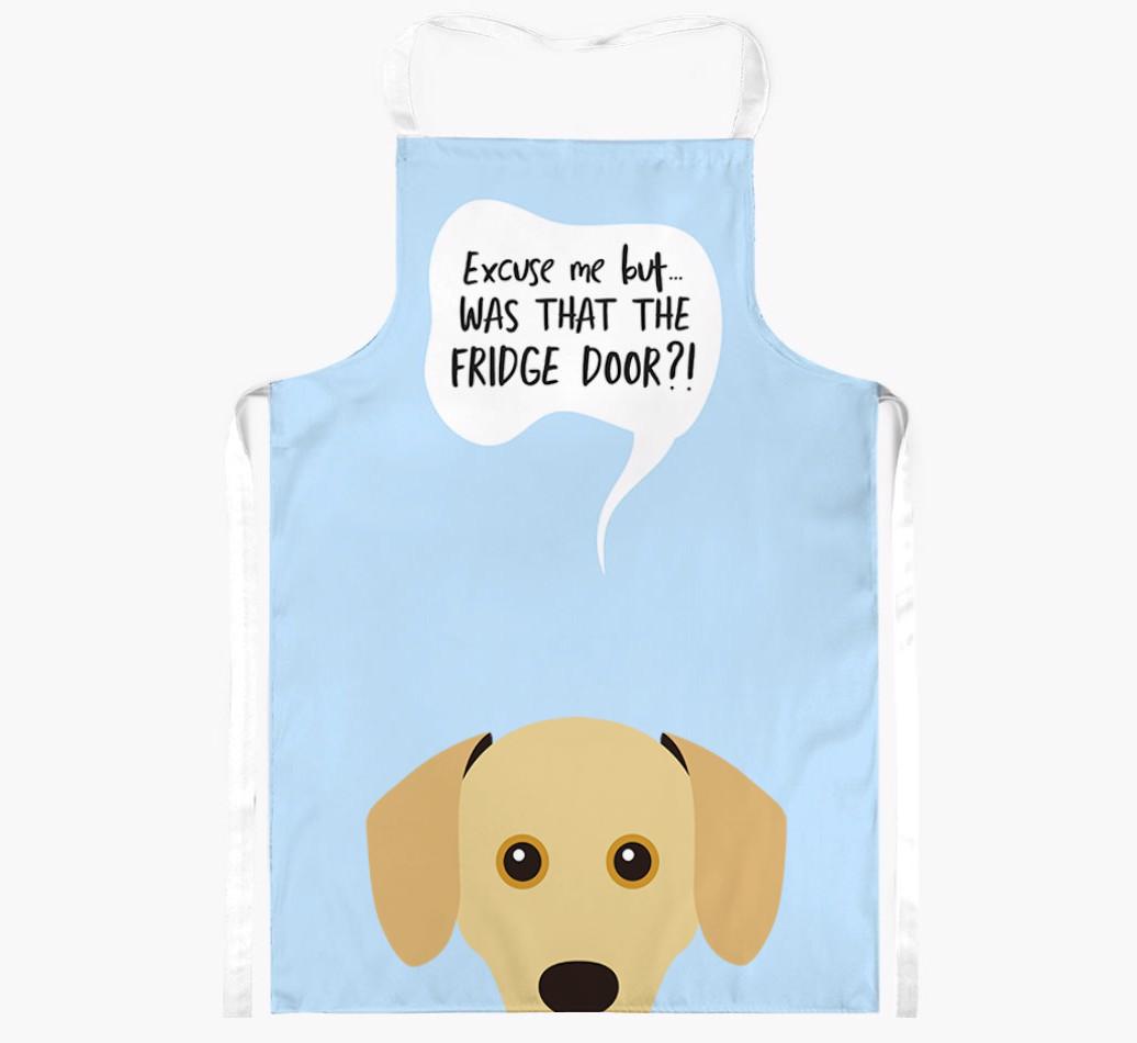 Was That The Fridge Door: Personalized {breedFullName} Apron