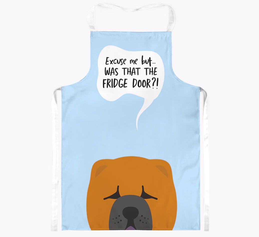 Was That The Fridge Door: Personalized {breedFullName} Apron