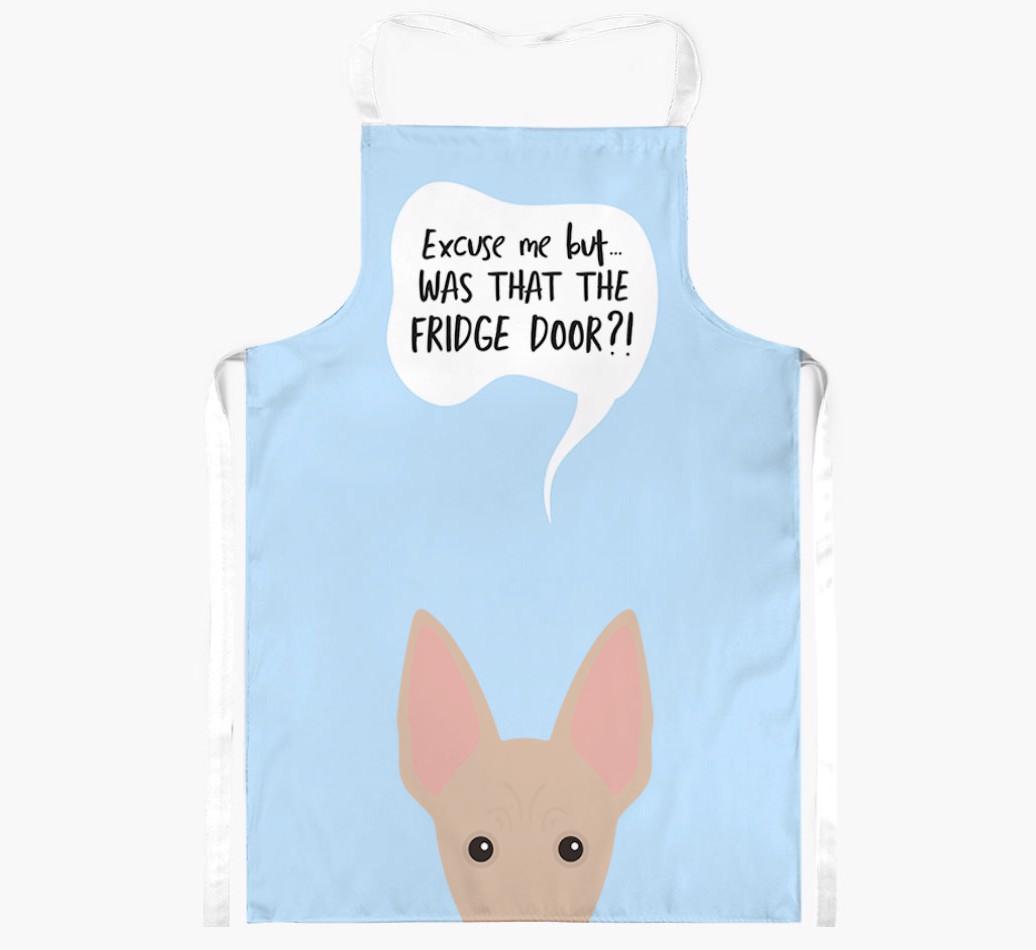 Was That The Fridge Door: Personalized {breedFullName} Apron