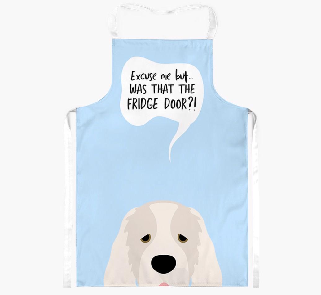 Was That The Fridge Door: Personalized {breedFullName} Apron