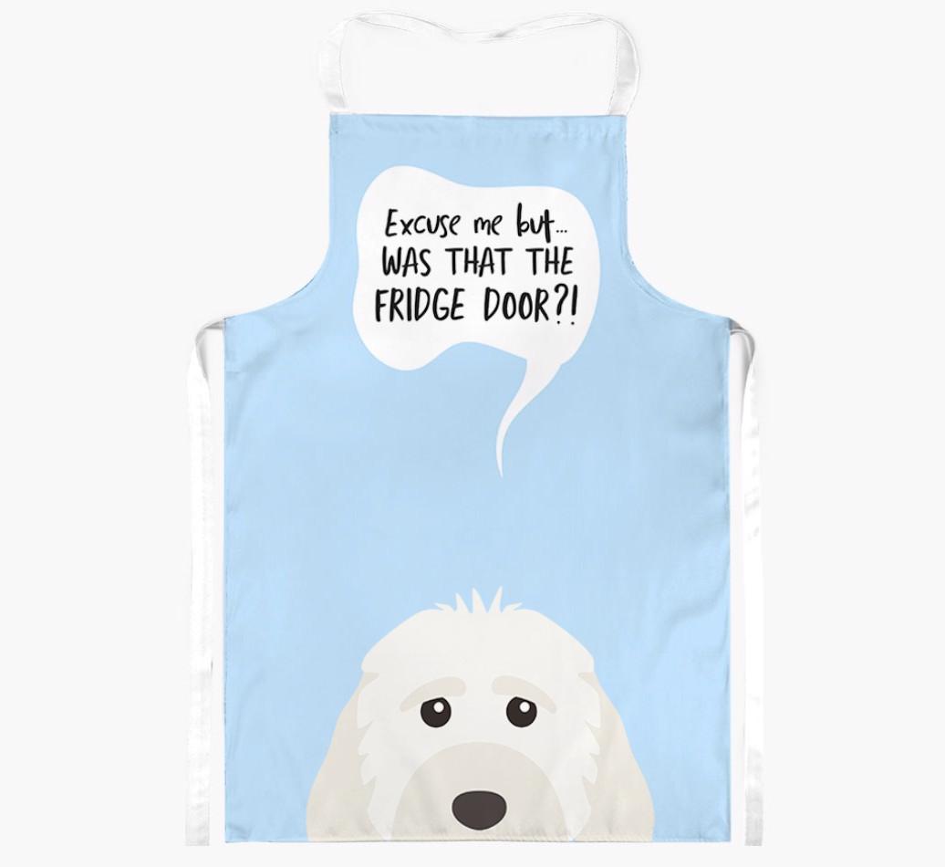 Was That The Fridge Door: Personalized {breedFullName} Apron