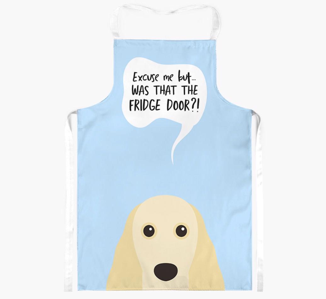 Was That The Fridge Door: Personalized {breedFullName} Apron