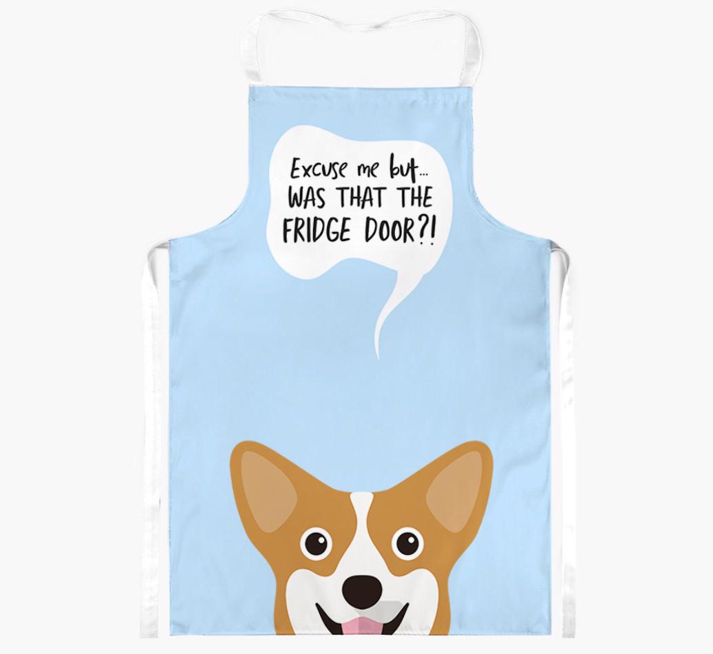 Was That The Fridge Door: Personalized {breedFullName} Apron