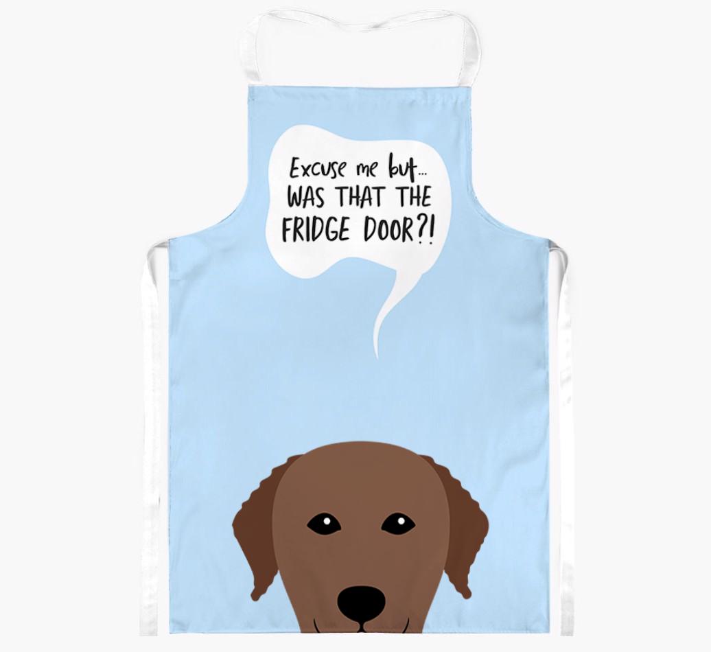 Was That The Fridge Door: Personalized {breedFullName} Apron