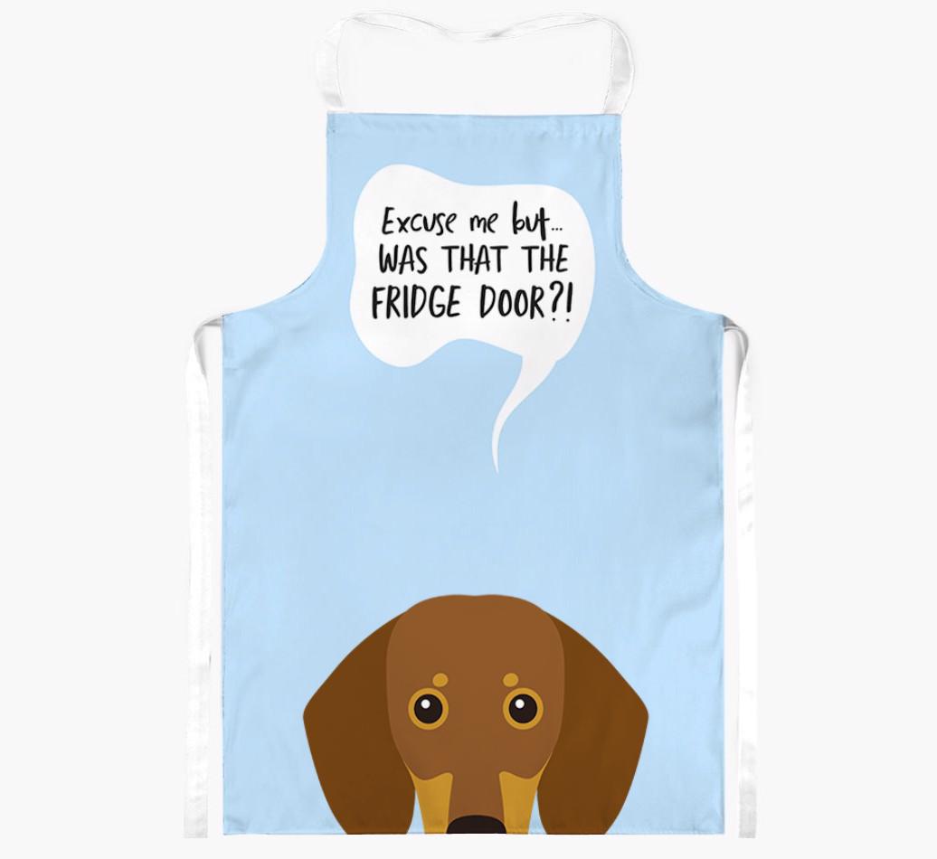 Was That The Fridge Door: Personalized {breedFullName} Apron