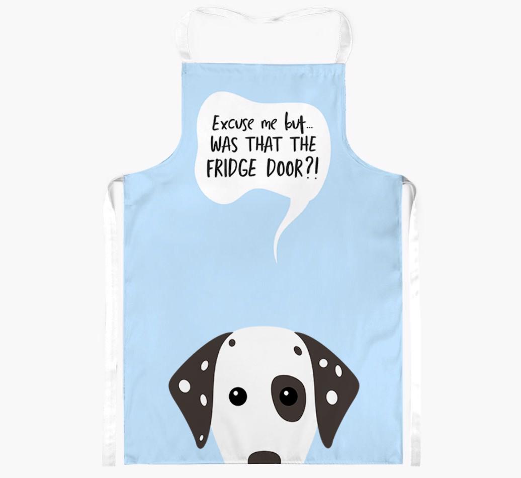 Was That The Fridge Door: Personalized {breedFullName} Apron