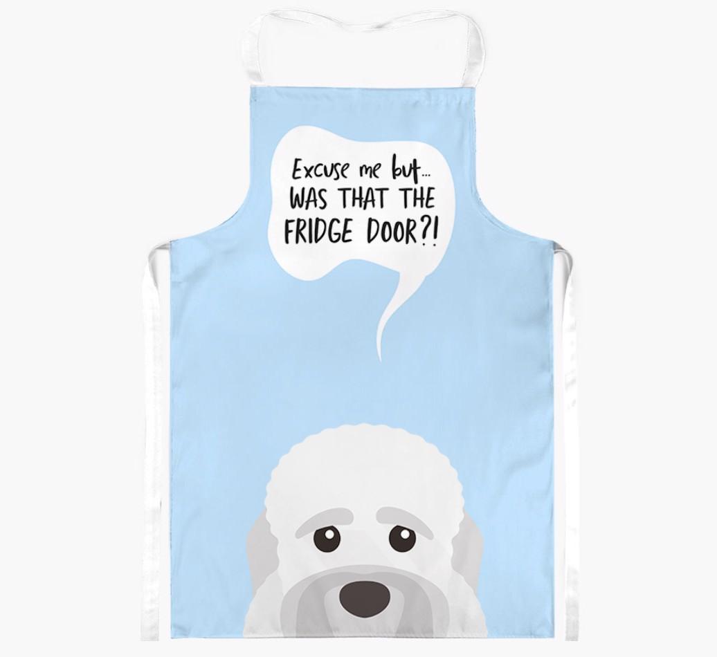 Was That The Fridge Door: Personalized {breedFullName} Apron