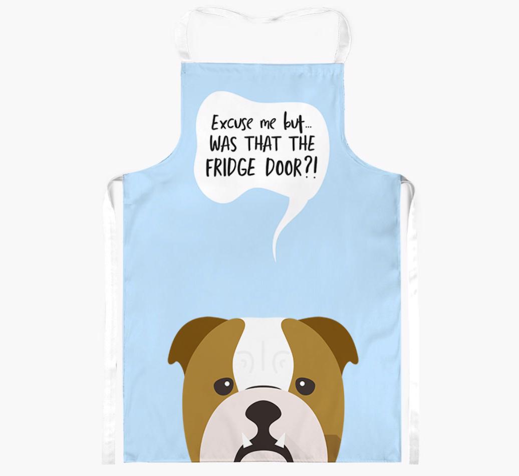 Was That The Fridge Door: Personalized {breedFullName} Apron