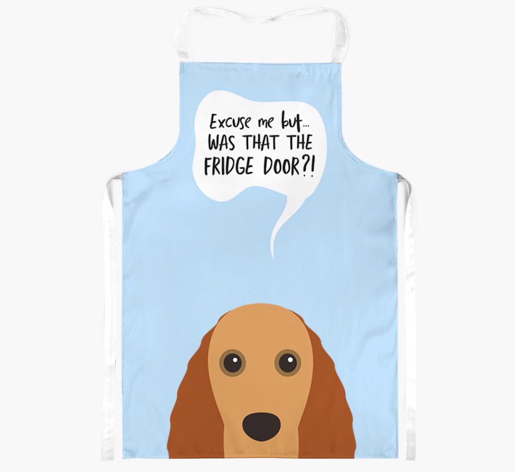 Was That The Fridge Door: Personalized {breedFullName} Apron
