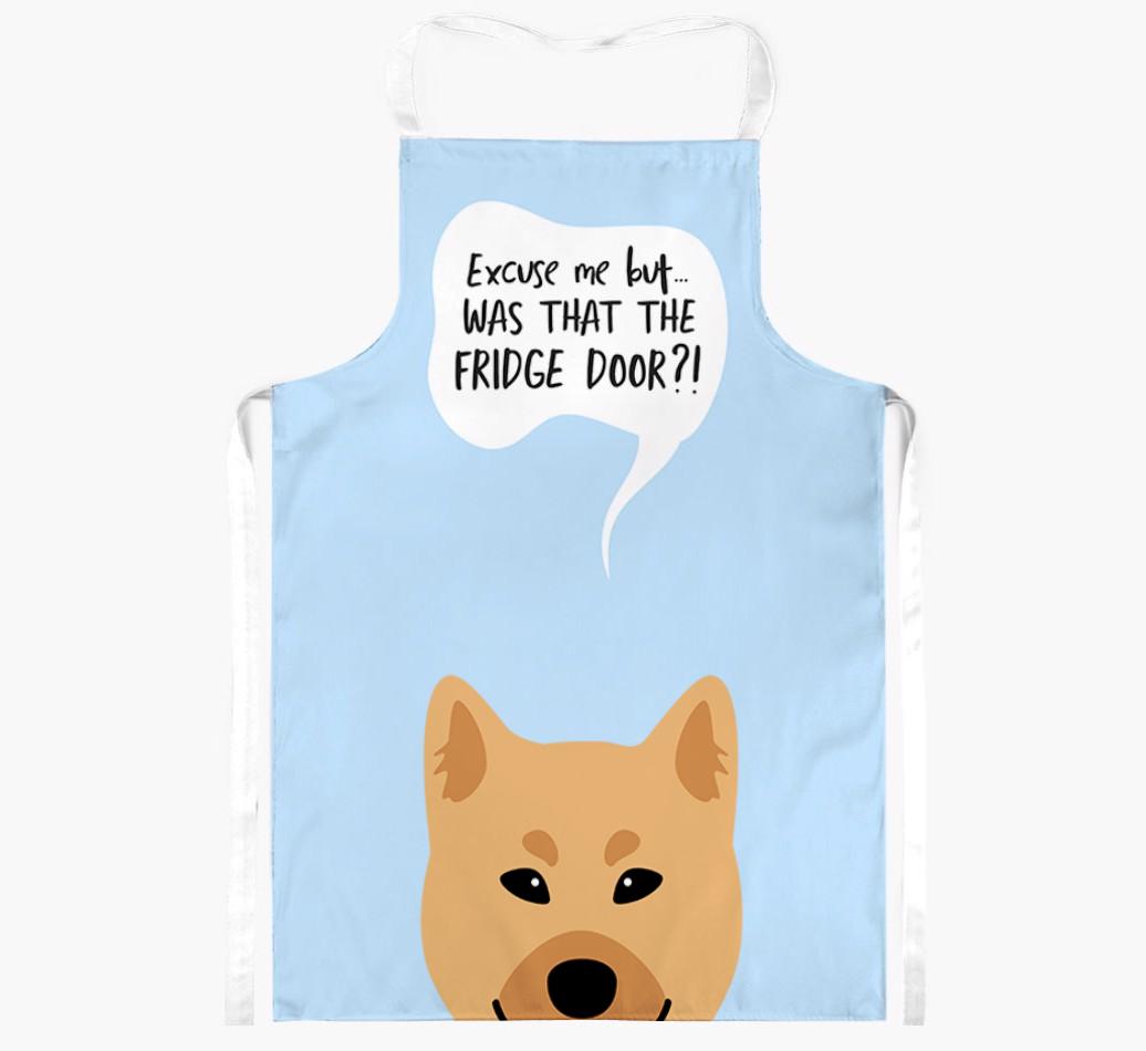 Was That The Fridge Door: Personalized {breedFullName} Apron