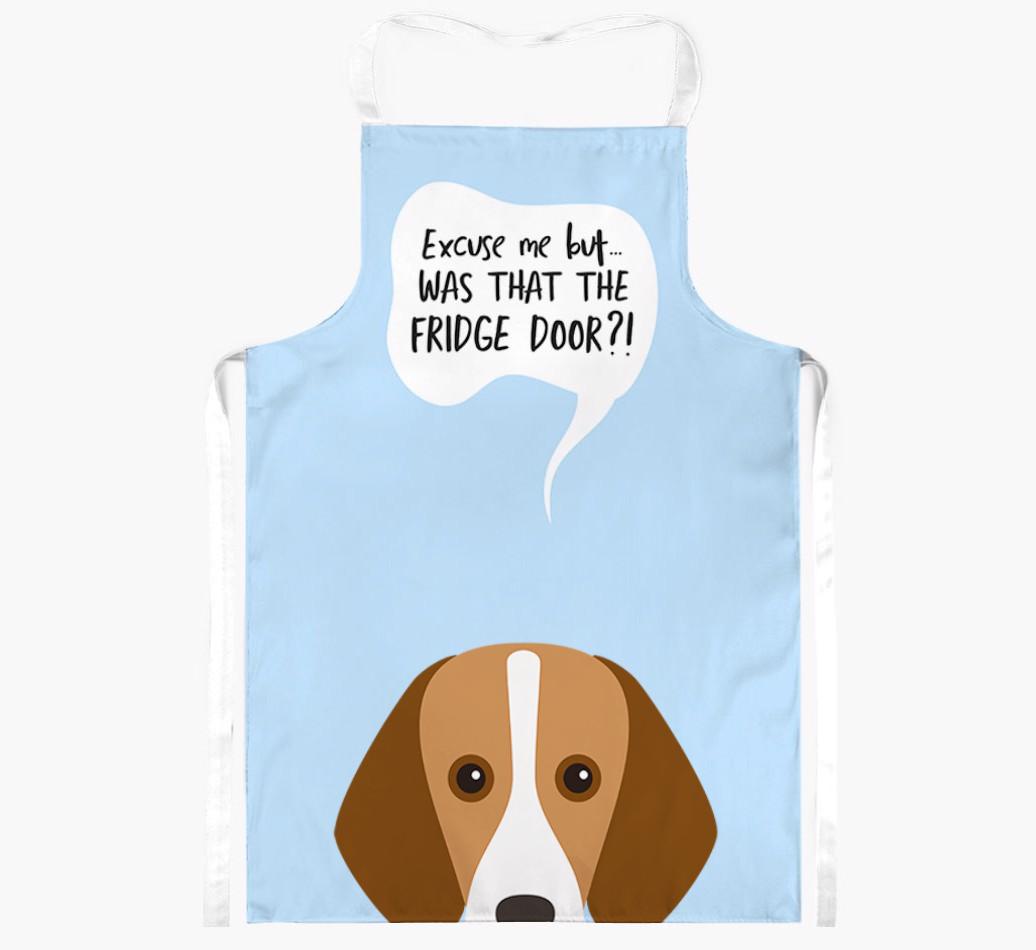 Was That The Fridge Door: Personalized {breedFullName} Apron