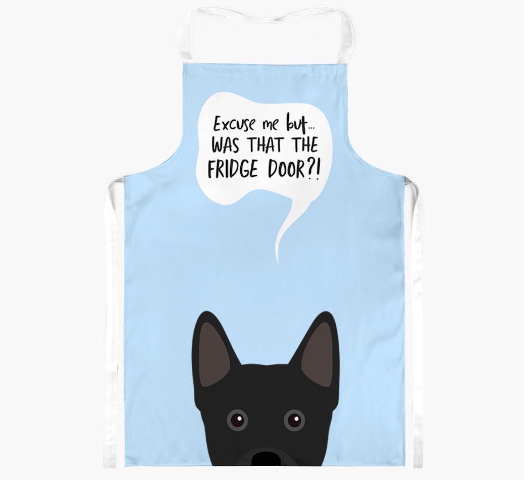 Was That The Fridge Door: Personalized {breedFullName} Apron