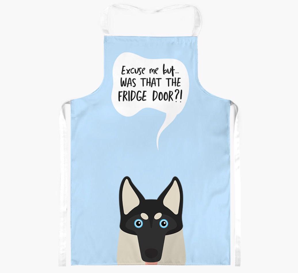 Was That The Fridge Door: Personalized {breedFullName} Apron