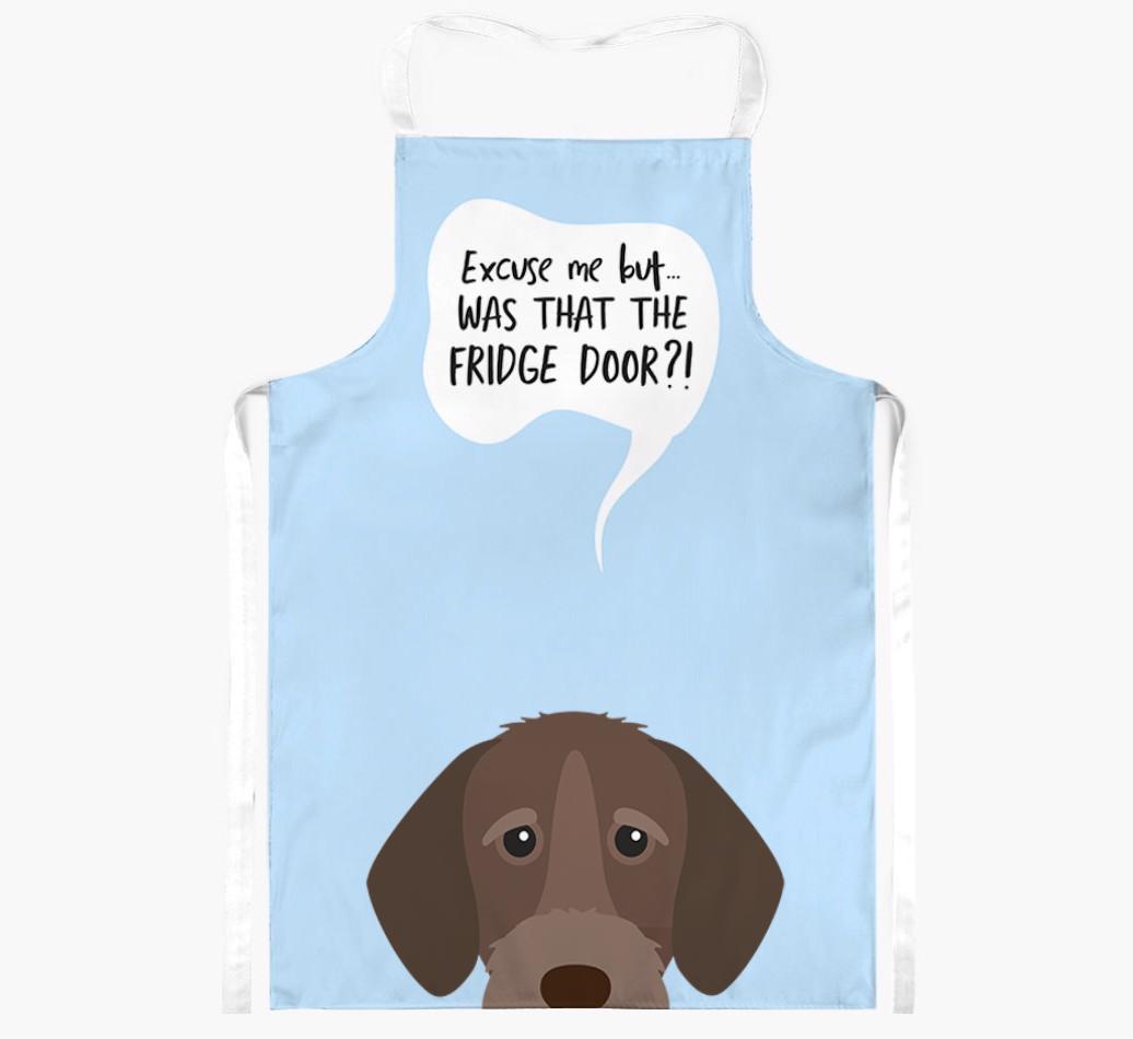 Was That The Fridge Door: Personalized {breedFullName} Apron
