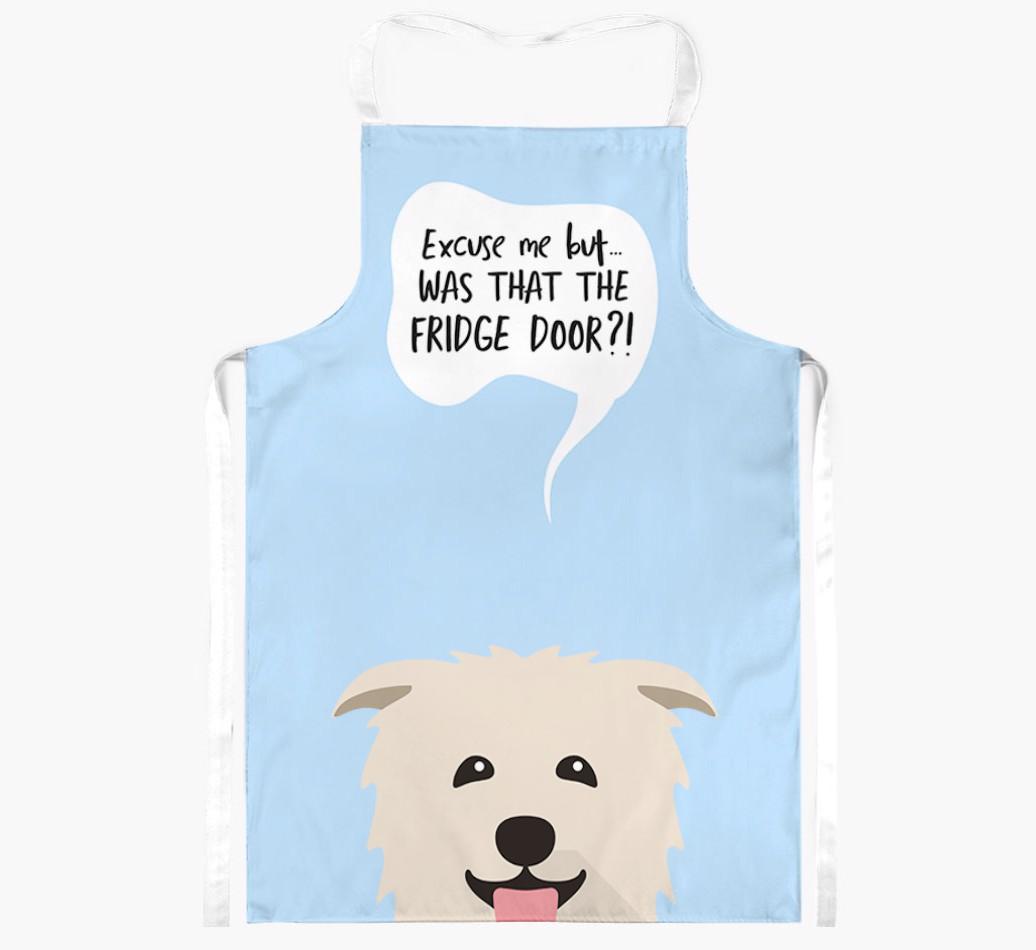 Was That The Fridge Door: Personalized {breedFullName} Apron