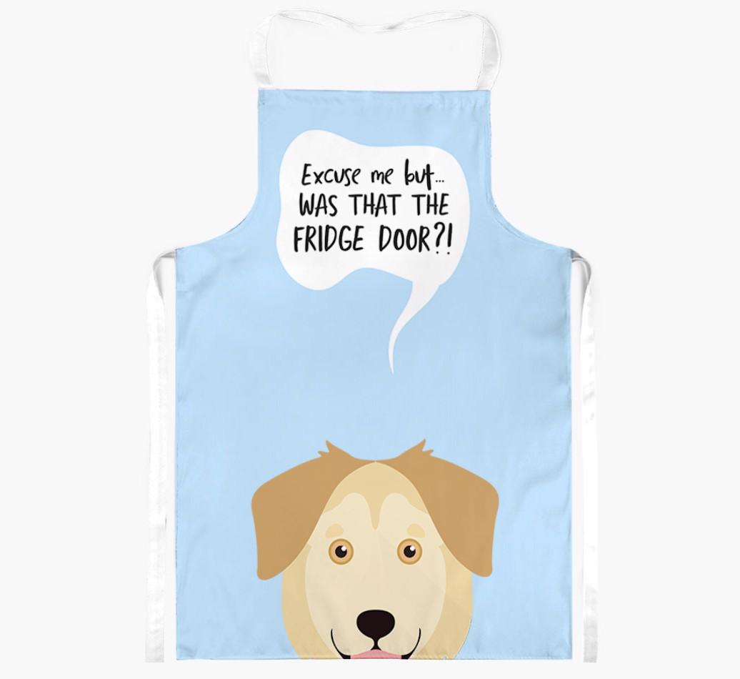 Was That The Fridge Door: Personalized {breedFullName} Apron