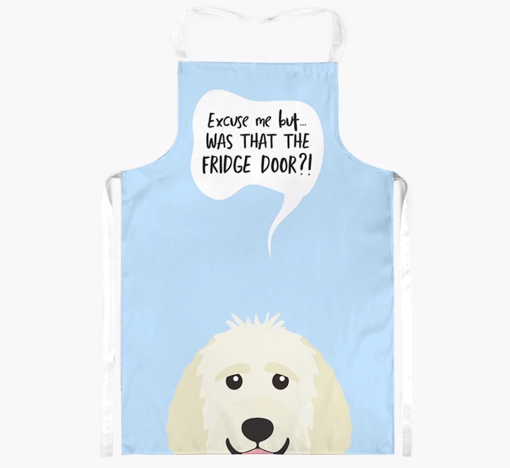 Was That The Fridge Door: Personalized {breedFullName} Apron