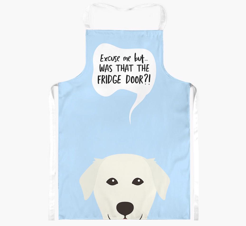 Was That The Fridge Door: Personalized {breedFullName} Apron