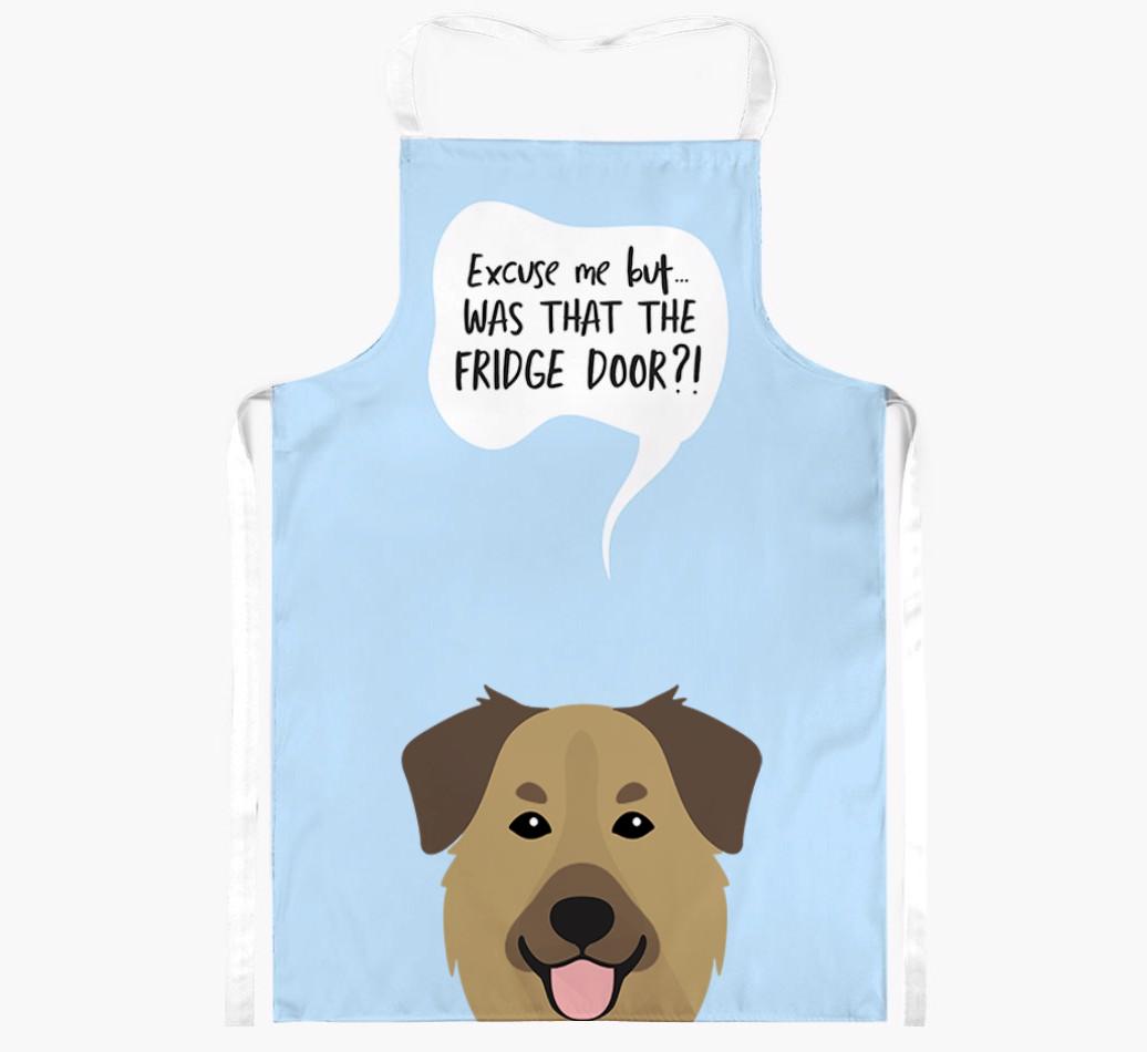 Was That The Fridge Door: Personalized {breedFullName} Apron