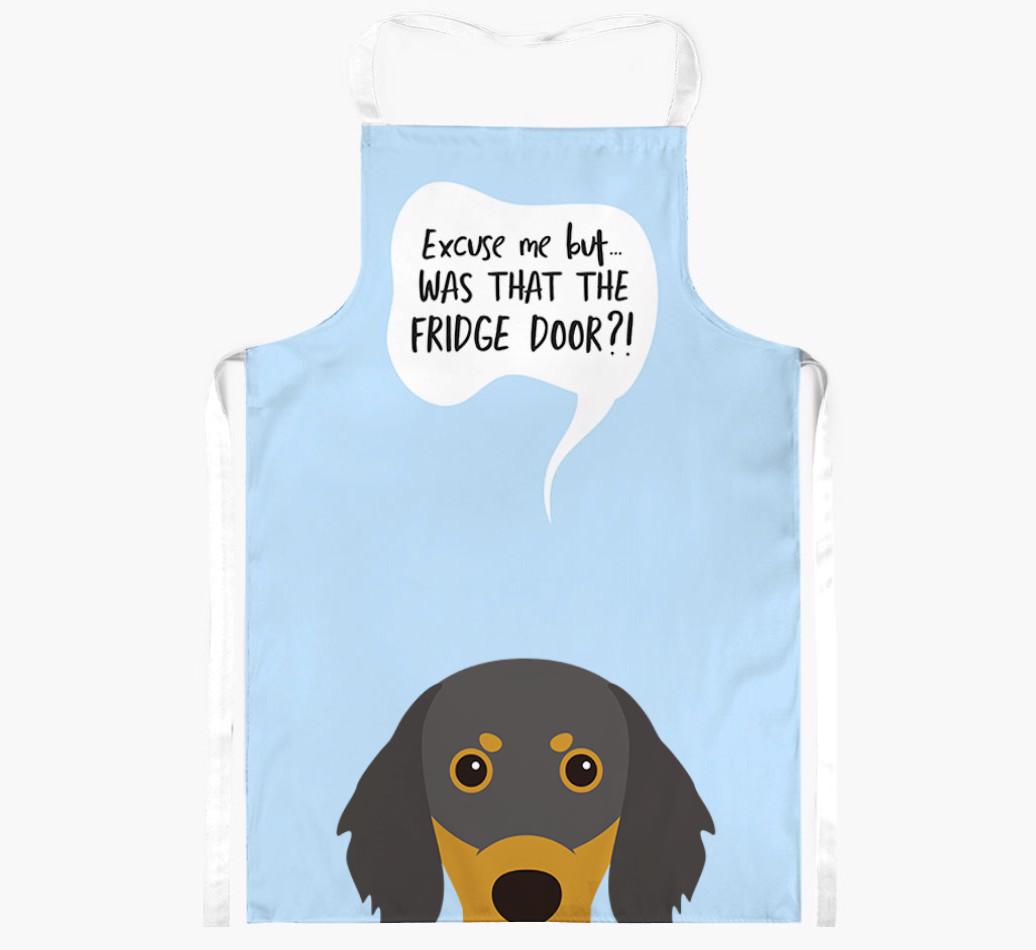Was That The Fridge Door: Personalized {breedFullName} Apron