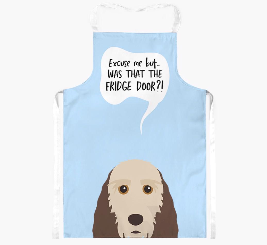 Was That The Fridge Door: Personalized {breedFullName} Apron