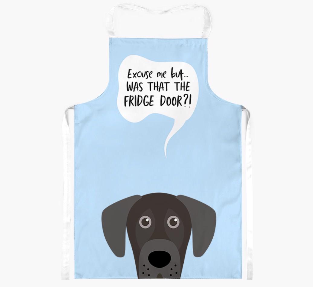 Was That The Fridge Door: Personalized {breedFullName} Apron