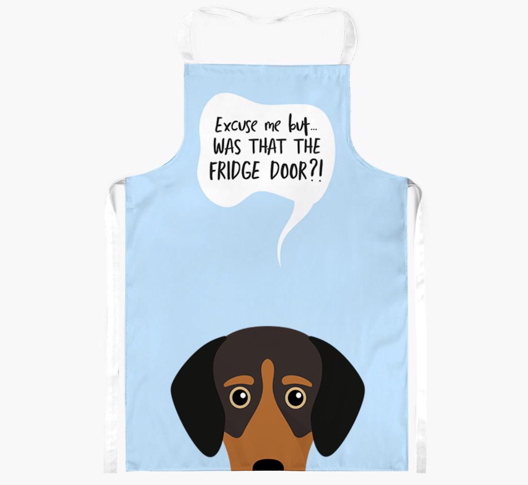 Was That The Fridge Door: Personalized {breedFullName} Apron