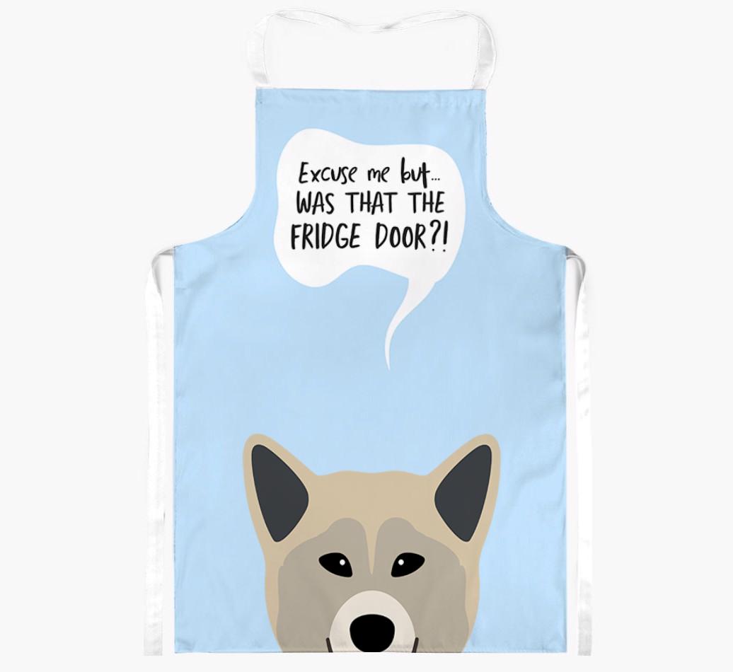 Was That The Fridge Door: Personalized {breedFullName} Apron