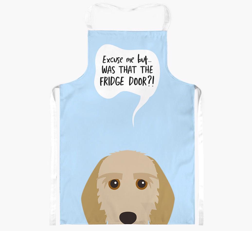 Was That The Fridge Door: Personalized {breedFullName} Apron