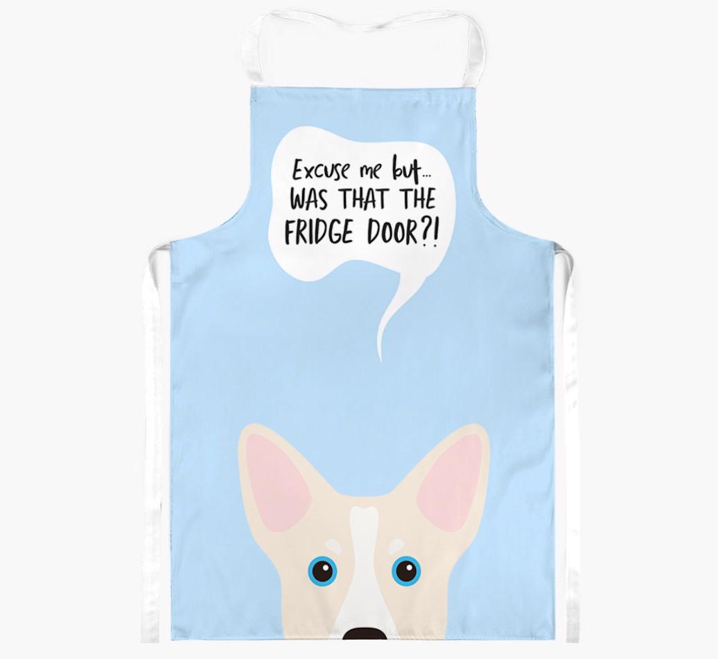 Was That The Fridge Door: Personalized {breedFullName} Apron