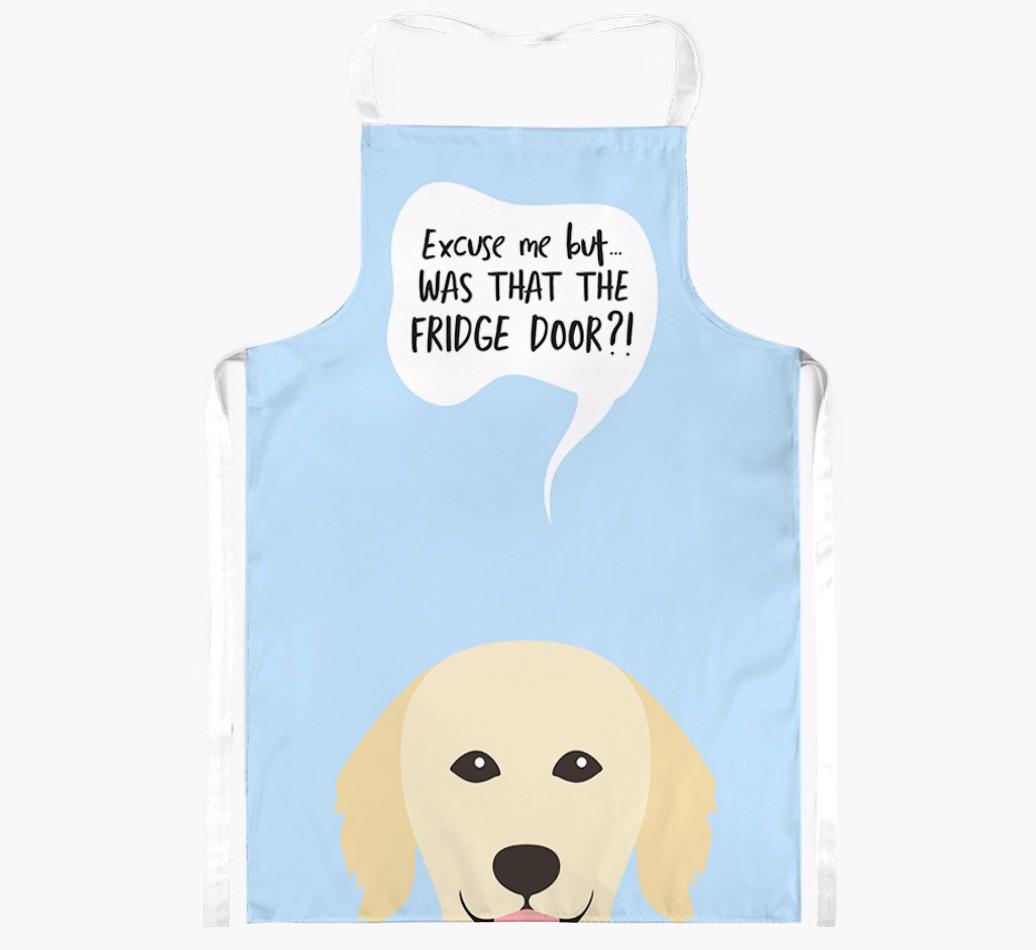Was That The Fridge Door: Personalized {breedFullName} Apron