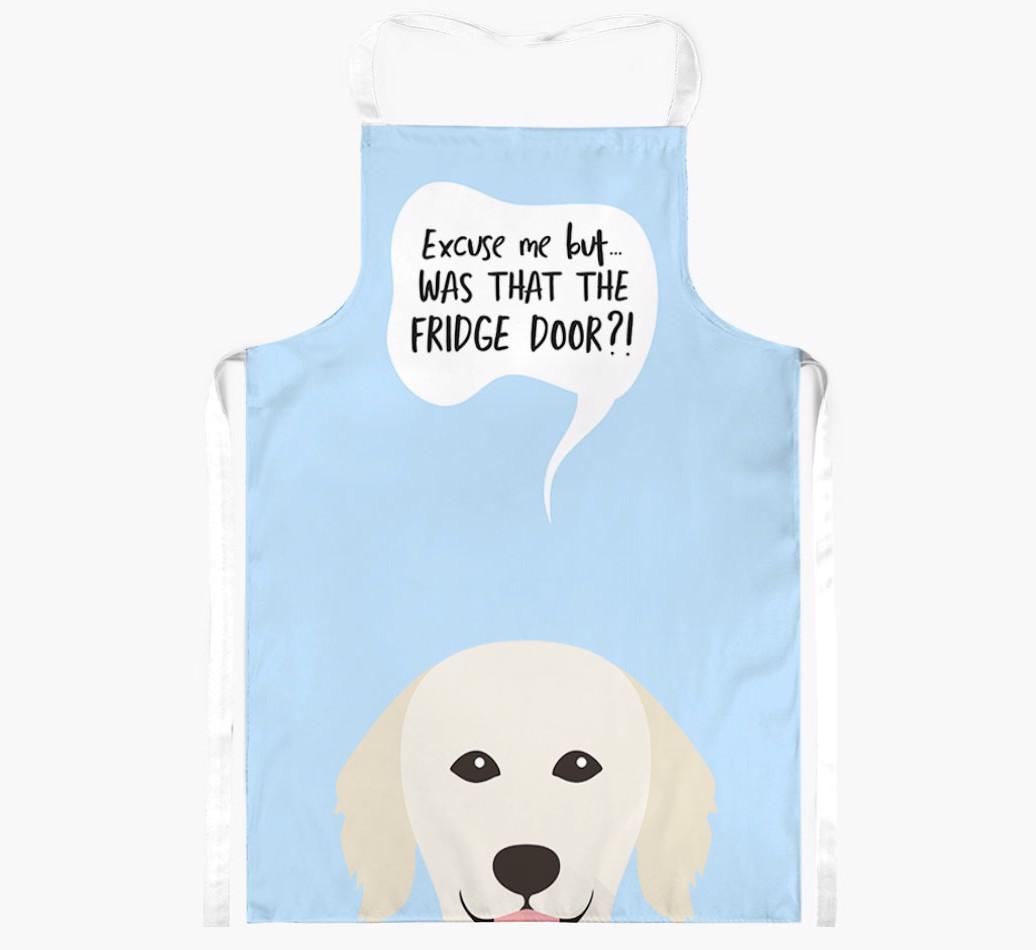 Was That The Fridge Door: Personalized {breedFullName} Apron