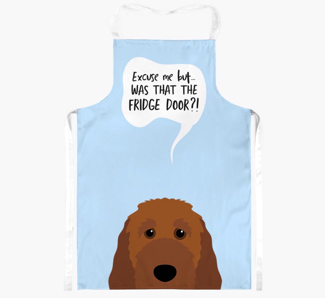 Was That The Fridge Door: Personalized {breedFullName} Apron