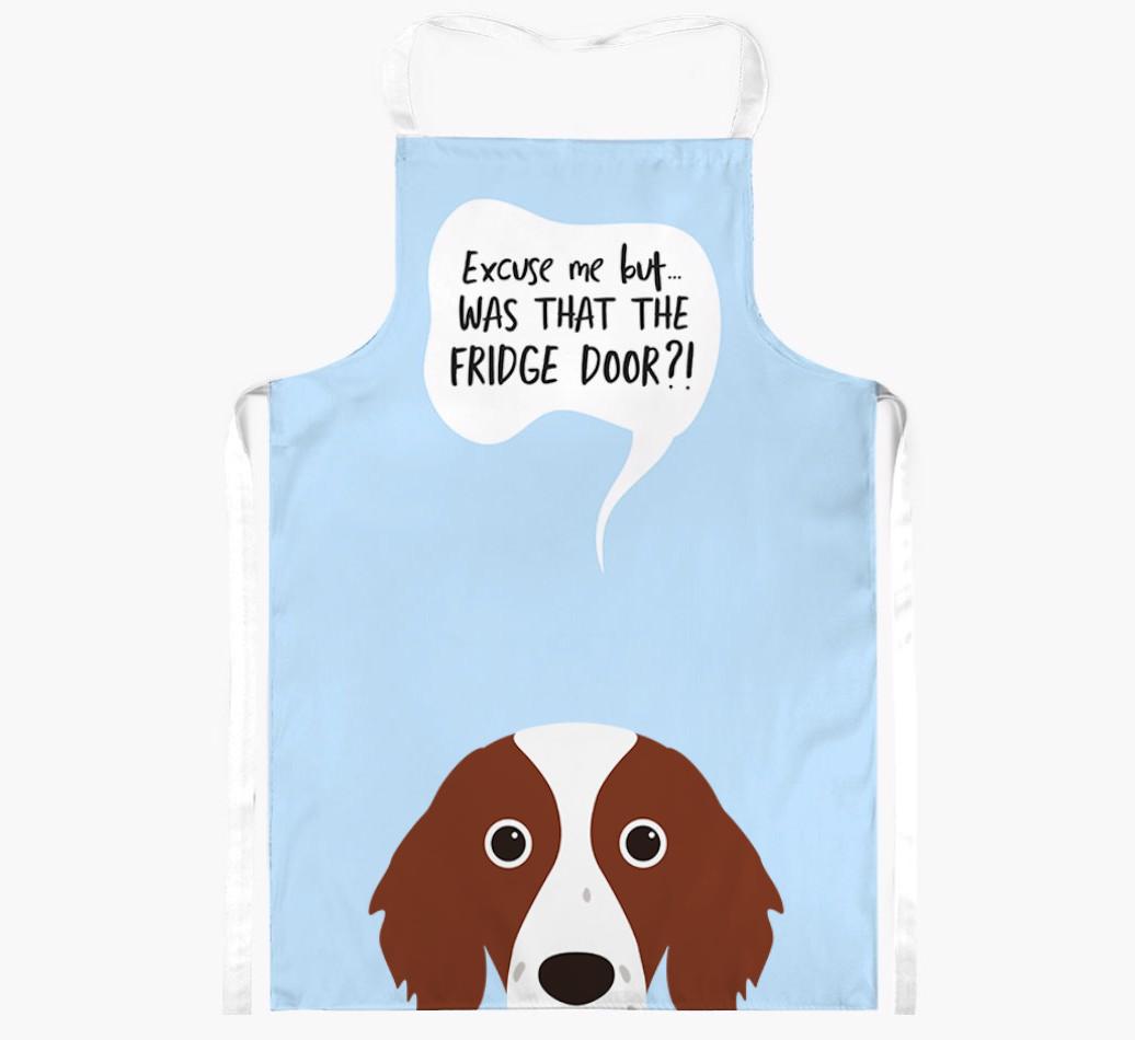 Was That The Fridge Door: Personalized {breedFullName} Apron