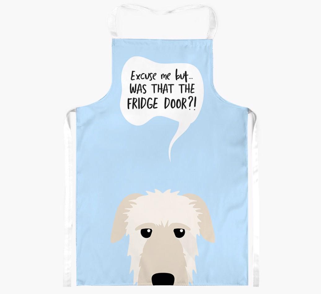 Was That The Fridge Door: Personalized {breedFullName} Apron