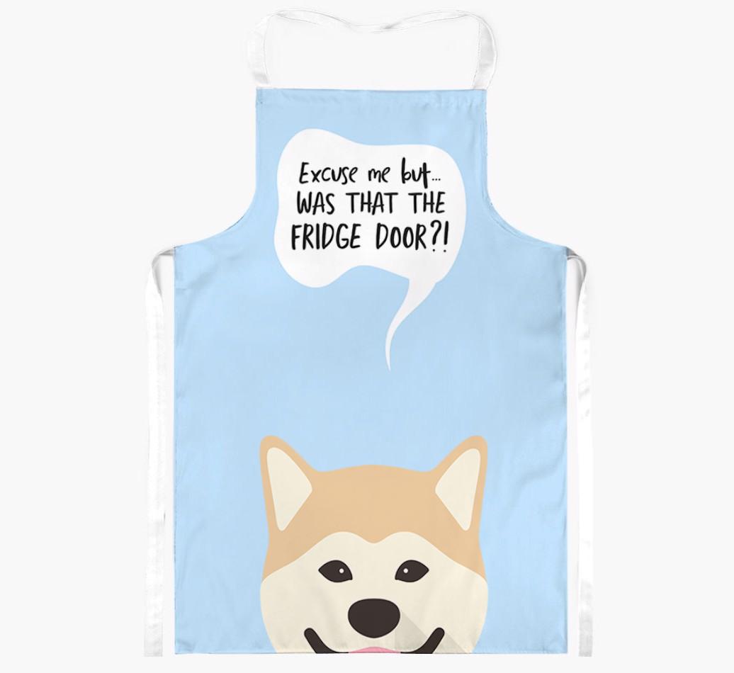 Was That The Fridge Door: Personalized {breedFullName} Apron