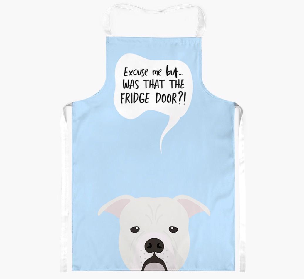 Was That The Fridge Door: Personalized {breedFullName} Apron