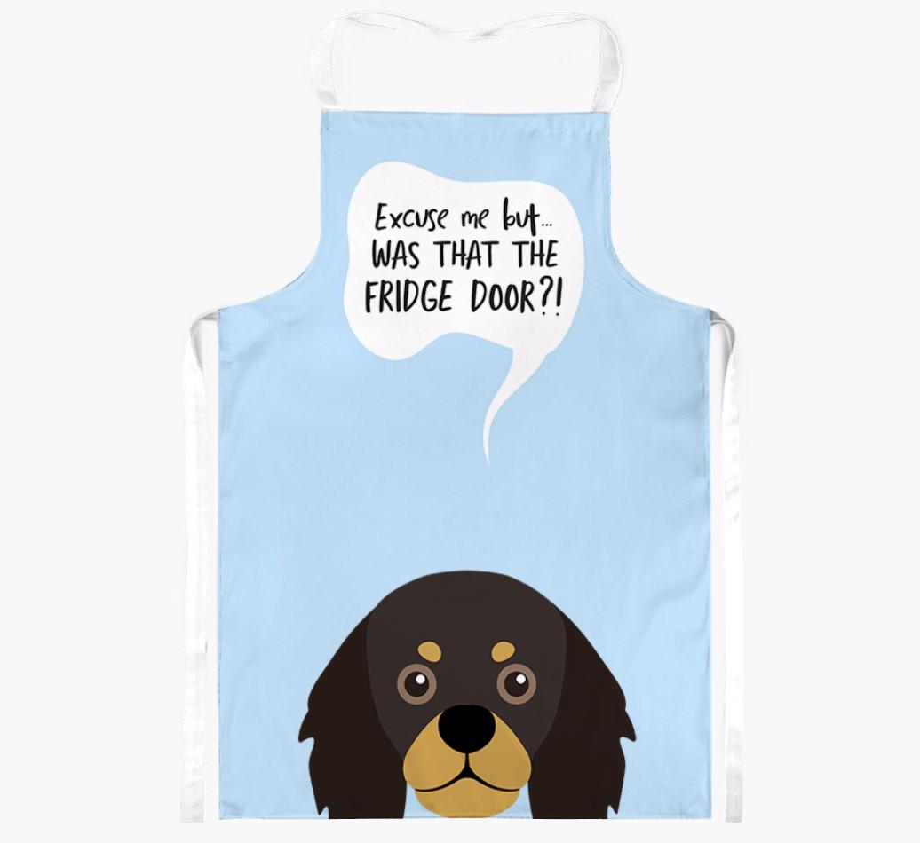 Was That The Fridge Door: Personalized {breedFullName} Apron