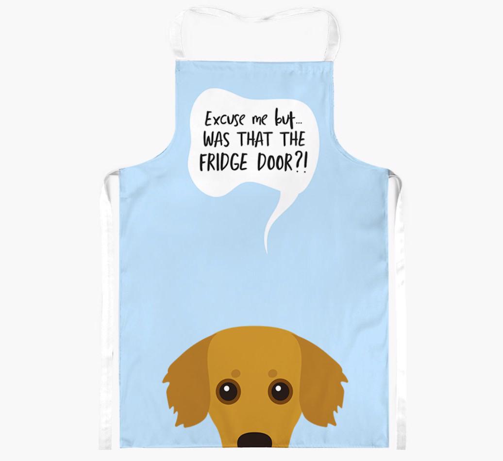 Was That The Fridge Door: Personalized {breedFullName} Apron