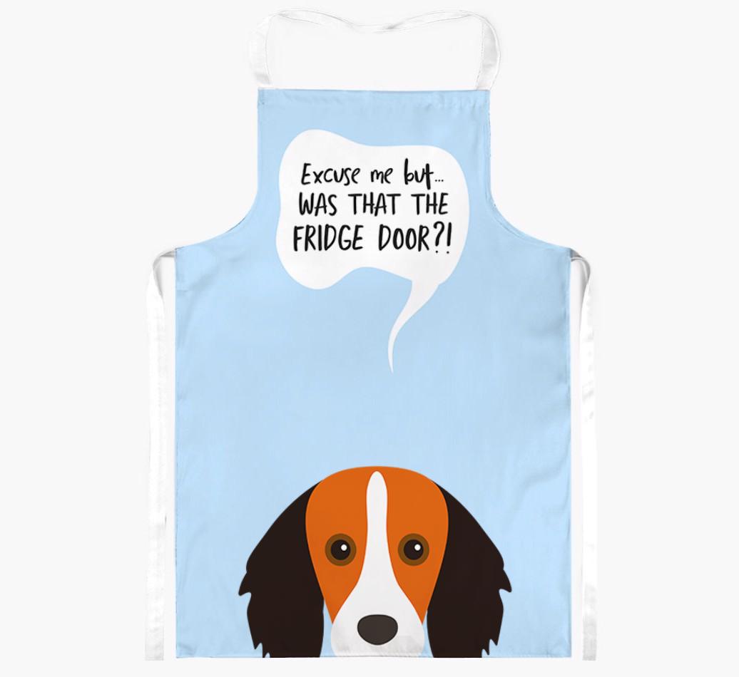 Was That The Fridge Door: Personalized {breedFullName} Apron