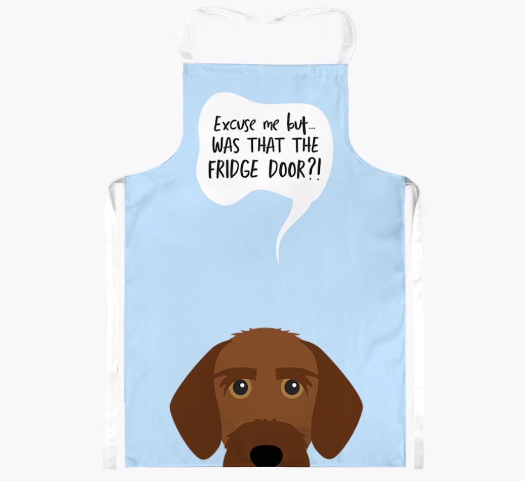 Was That The Fridge Door: Personalized {breedFullName} Apron