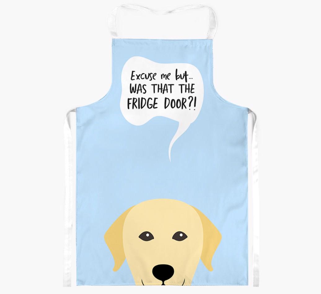 Was That The Fridge Door: Personalized {breedFullName} Apron