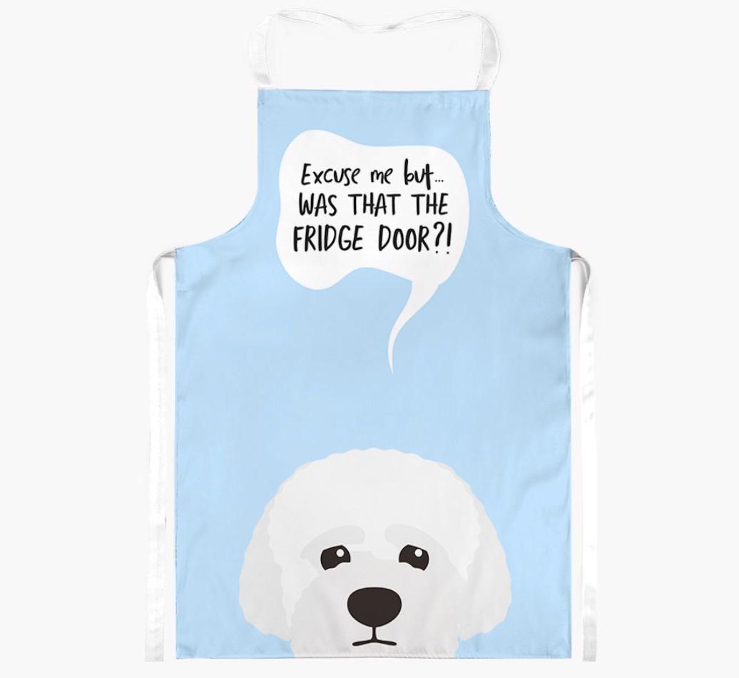 Was That The Fridge Door: Personalized {breedFullName} Apron