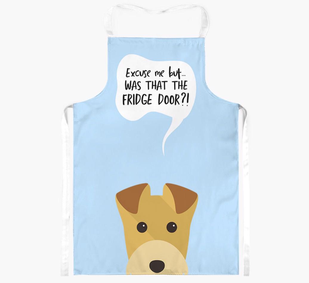 Was That The Fridge Door: Personalized {breedFullName} Apron