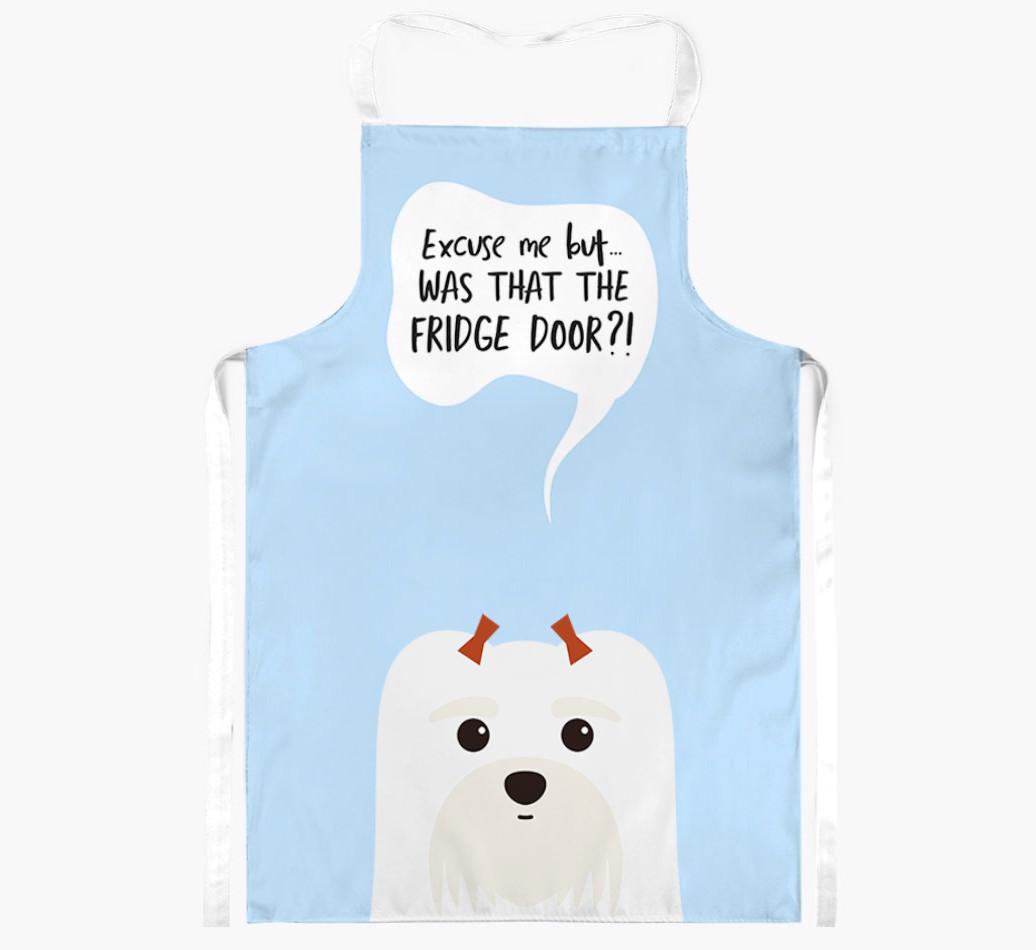 Was That The Fridge Door: Personalized {breedFullName} Apron