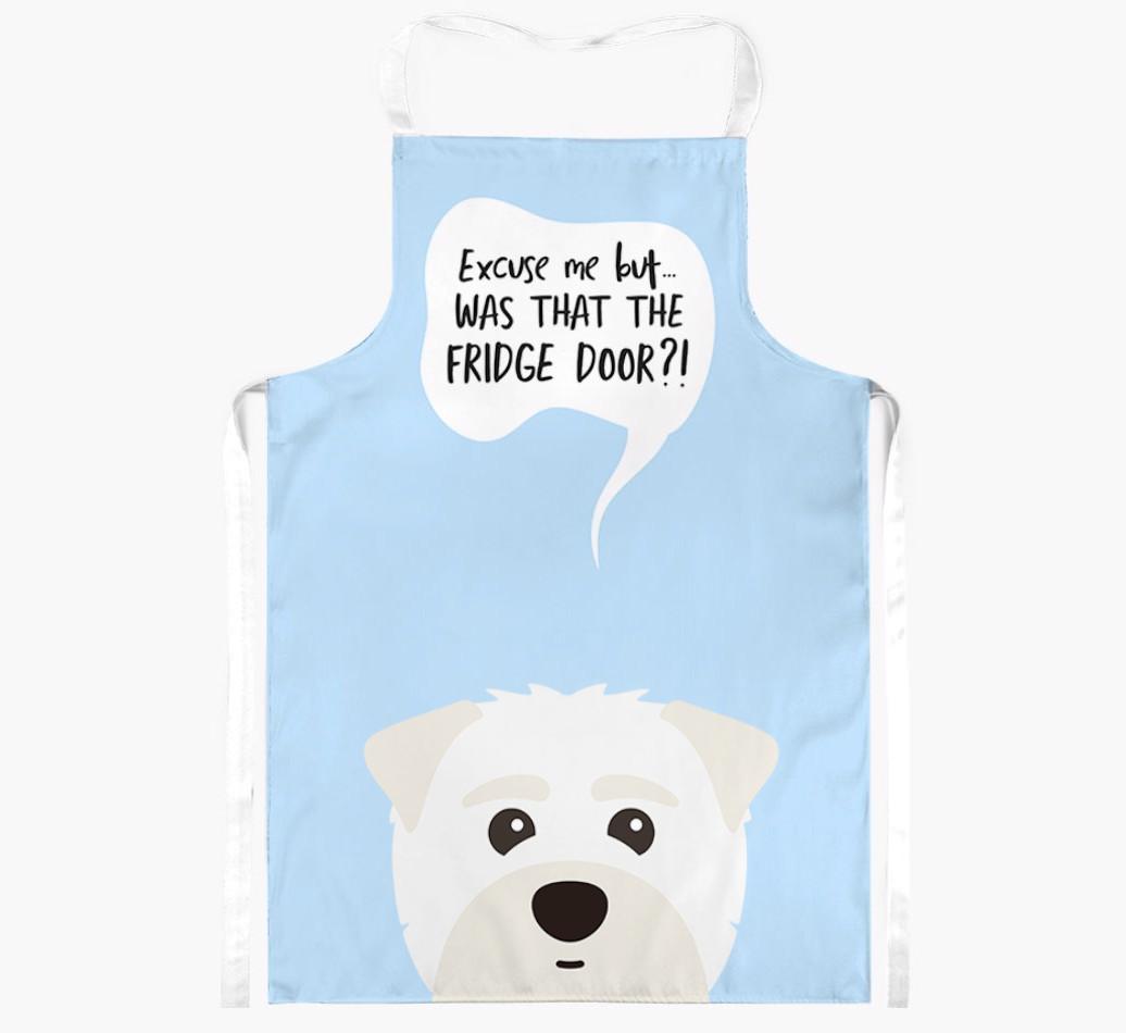 Was That The Fridge Door: Personalized {breedFullName} Apron