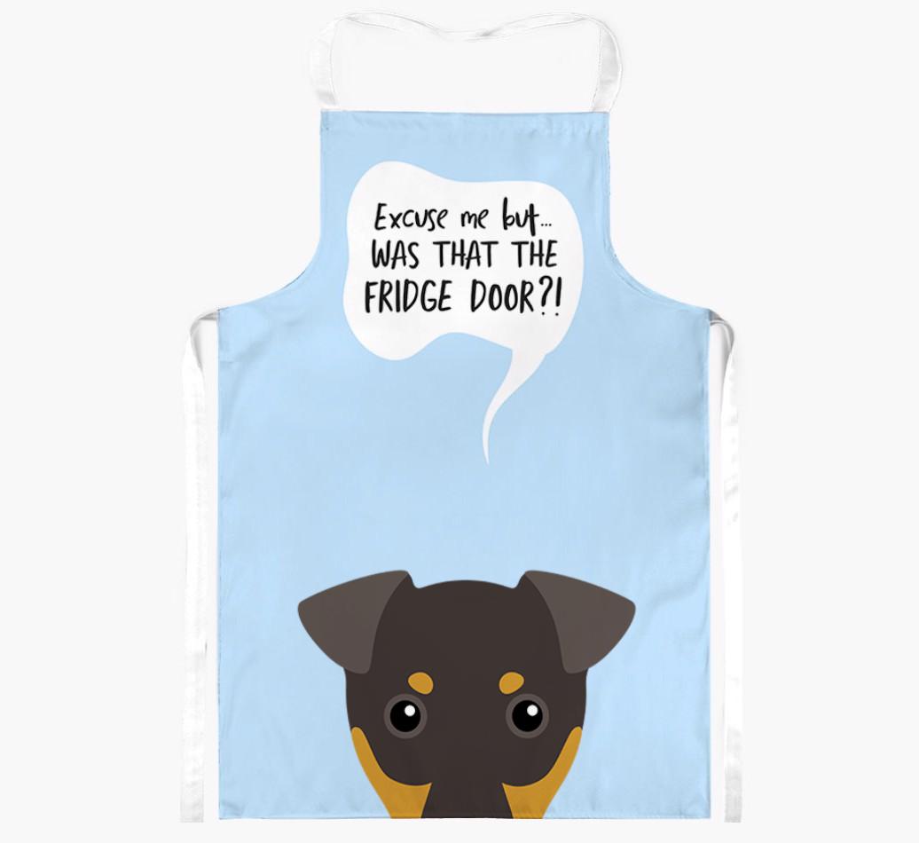Was That The Fridge Door: Personalized {breedFullName} Apron