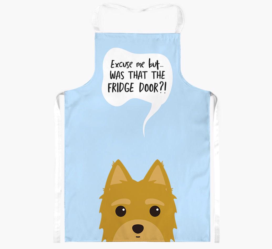 Was That The Fridge Door: Personalized {breedFullName} Apron