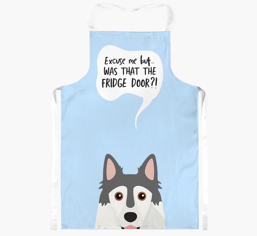 Was That The Fridge Door: Personalized {breedFullName} Apron